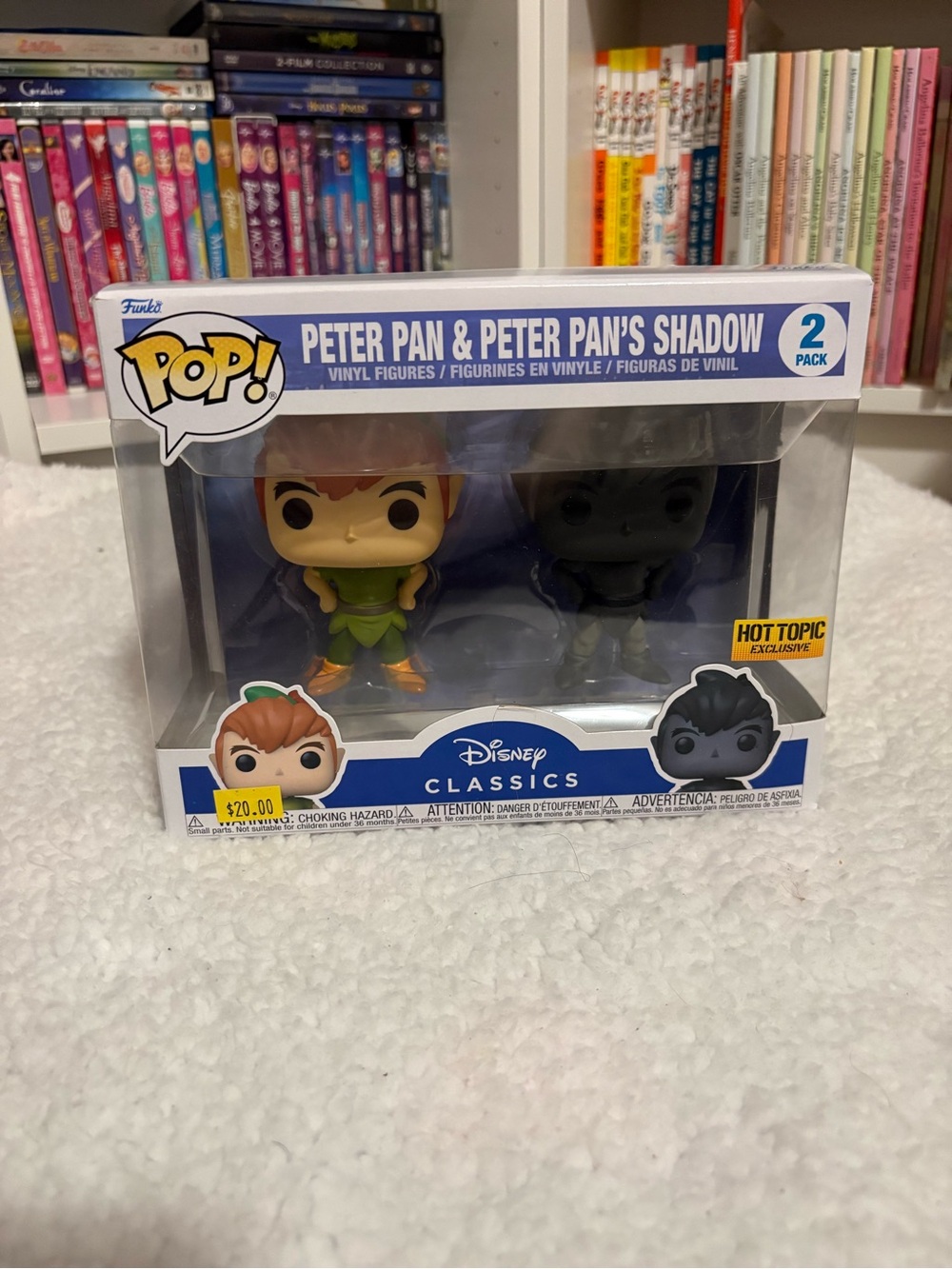 Funko Pop! Peter Pan & Shadow Vinyl Figures